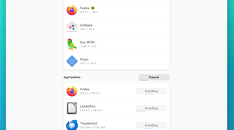 Apps in GNOME Software on Fedora Silverblue