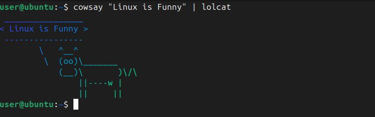 Linux Example Fun Coding Style Make Your Linux Terminal Text Full of Rainbows With This One Command