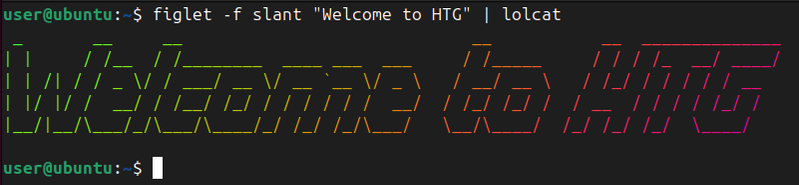 Ascii Banner Linux Make Your Linux Terminal Text Full of Rainbows With This One Command