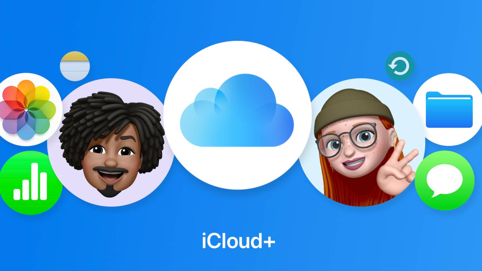 iCloud+ logo from the Apple website.