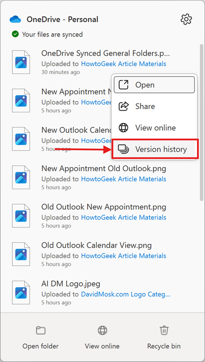 One Drive File Version History Why I Wish I Started Using OneDrive Sooner