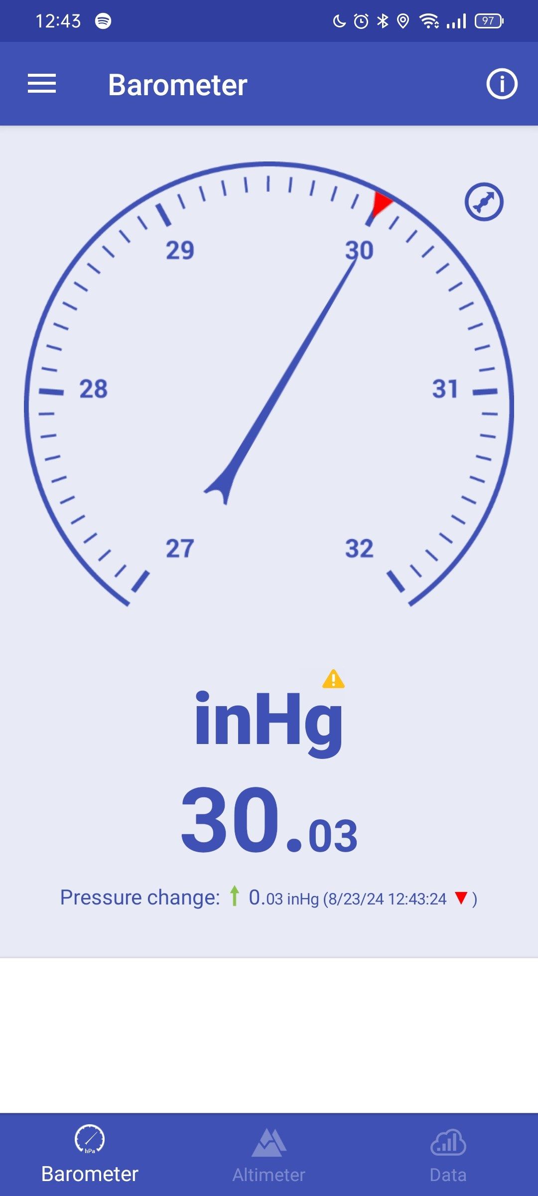 Your phone has a powerful weather instrument hidden inside