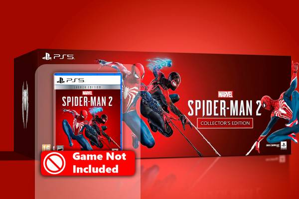 Spider-Man 2 Collector's Edition with a text indicating that the game is not included.