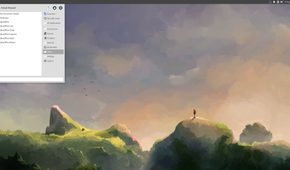 Xubuntu desktop overview - application menu.