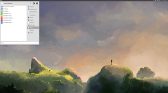 Xubuntu desktop overview - application menu.