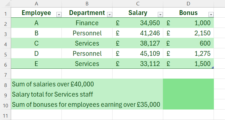 My 3 Favorite Ways to Use Data in Excel Tables