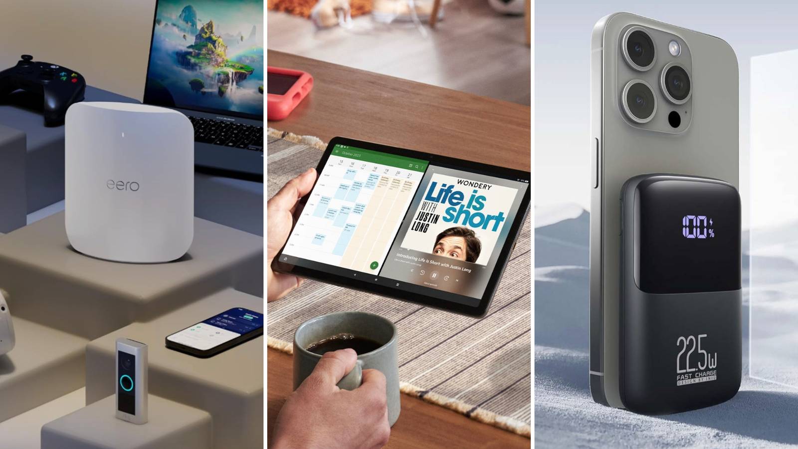 Ipaso Router Top Tech Deals: Eero Wi-Fi 7 Router, $13 Power Bank, 9th Gen iPad, and ...