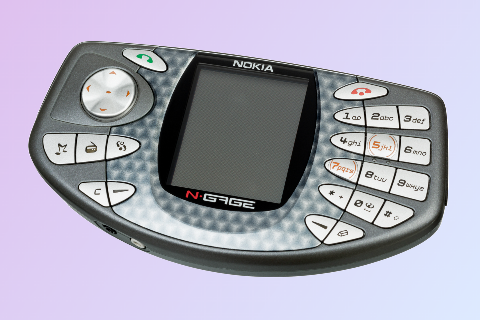 Nokia N Gage Symbian S60 smartphone and handheld console hybrid.