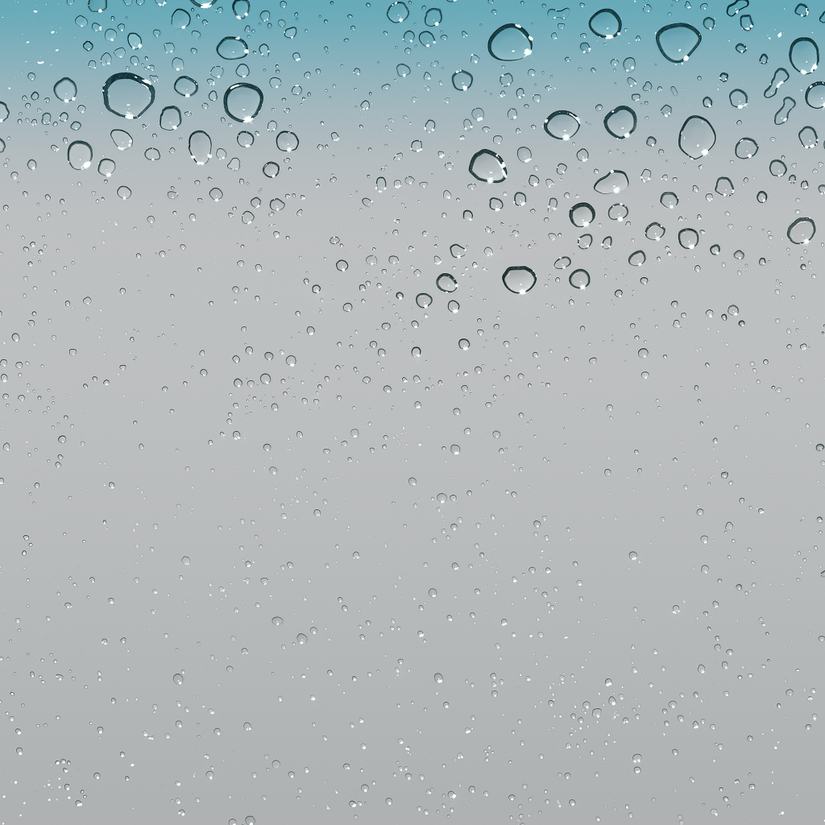 iOS 4 water drops wallpaper.