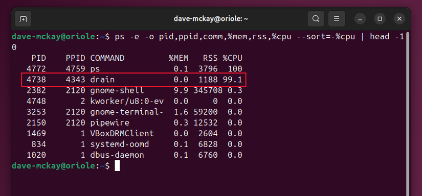How to find resource-hogging processes using the Linux command line