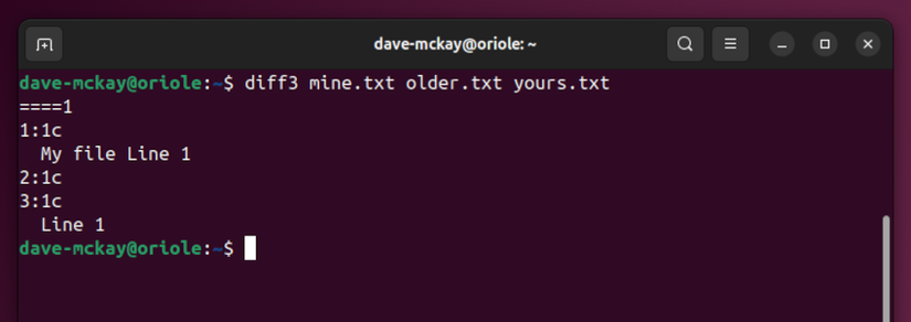 How to Use the diff3 Command on Linux