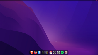 Final Results - Ubuntu looking like macOS.
