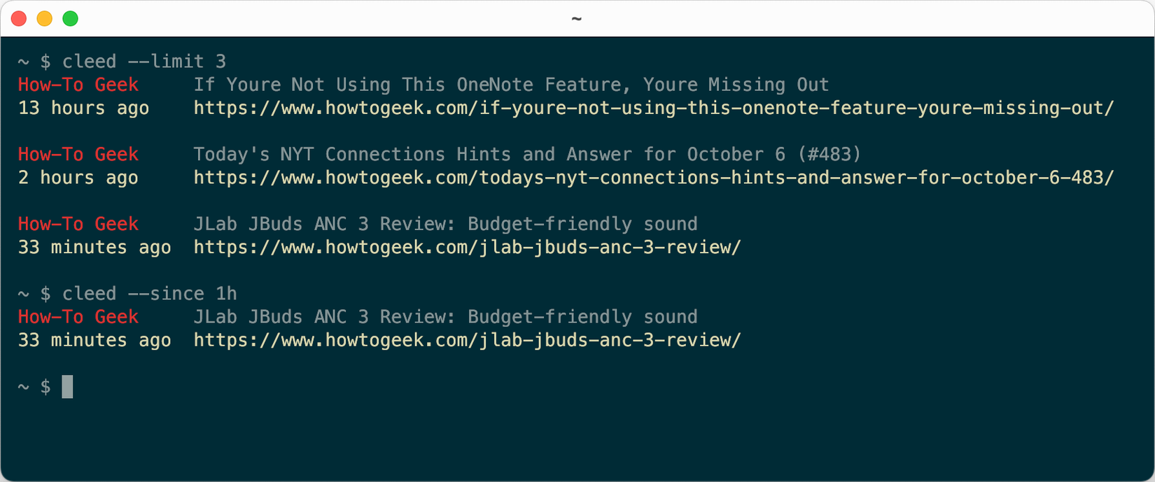 RSS Feed in the Linux/Mac Terminal: Read the Latest With This CLI Tool