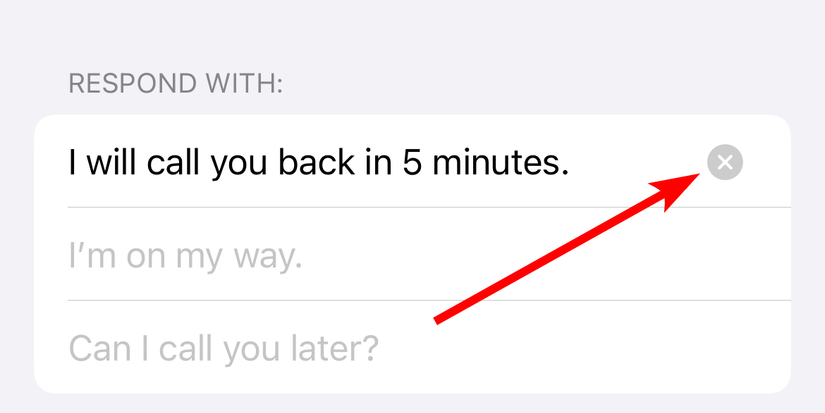 How to Customize the “Respond with Text” Messages to Calls on iPhone