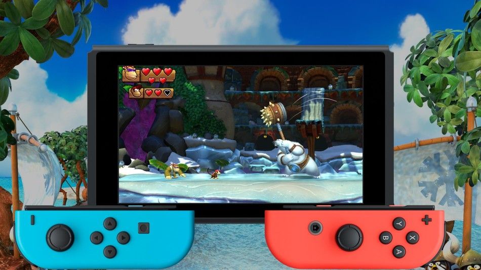 Donkey Kong Country Tropical Freeze showing off its co-op mode