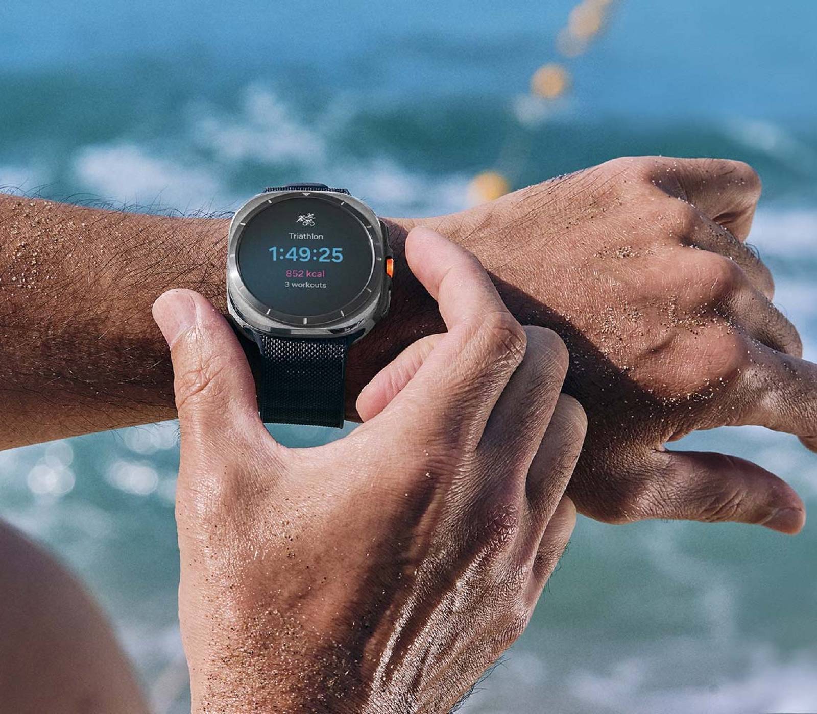 Ruentech Custodia Protettiva TPU Per Garmin Fenix 6s Pro/Sapphire - Blu