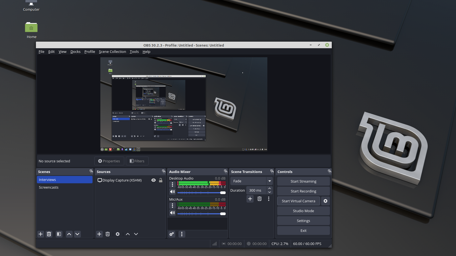 Obs Studio Example How to Capture Your Screen in Linux with OBS Studio
