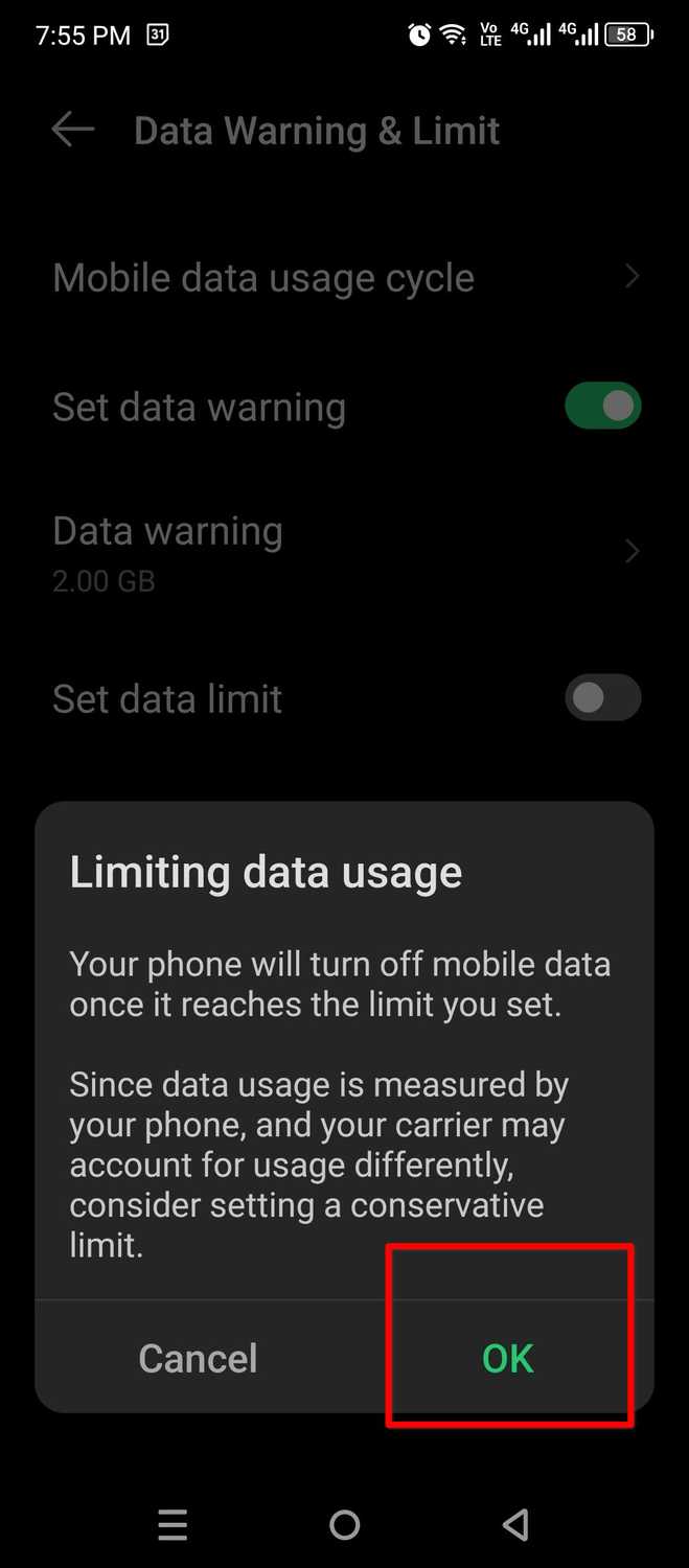 Using Phone In Limit How to Set a Data Limit on Your Android Phone