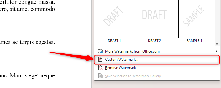 How to Use Watermarks in a Microsoft Word Document