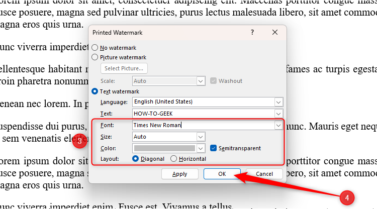 How to Use Watermarks in a Microsoft Word Document