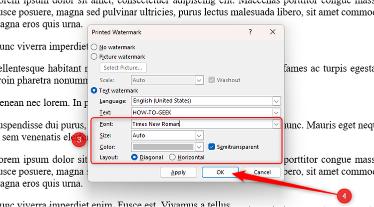 How to Use Watermarks in a Microsoft Word Document