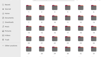 The proc directory in a file browser on Ubuntu Linux.