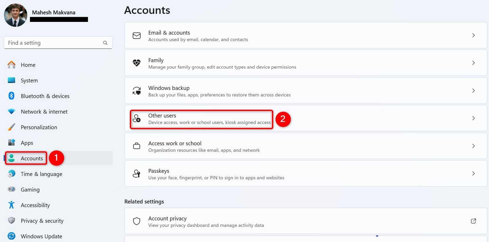 5 Ways to Create a Local User Account on Windows 11