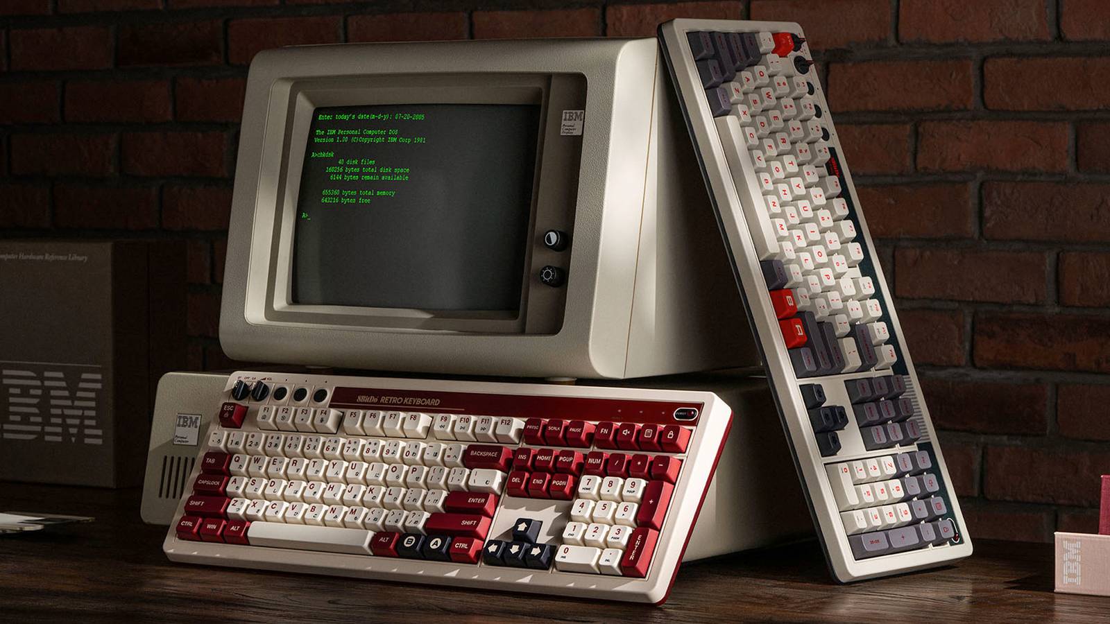 8BitDo's NES-Inspired Keyboard Now Comes in a Full-Sized Layout