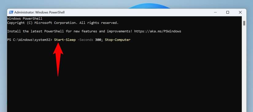 Windows Powershell Shut Down Command How to Schedule Automatic Shutdown on Windows 11