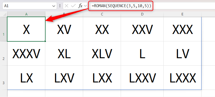 How to Use the SEQUENCE Function in Excel