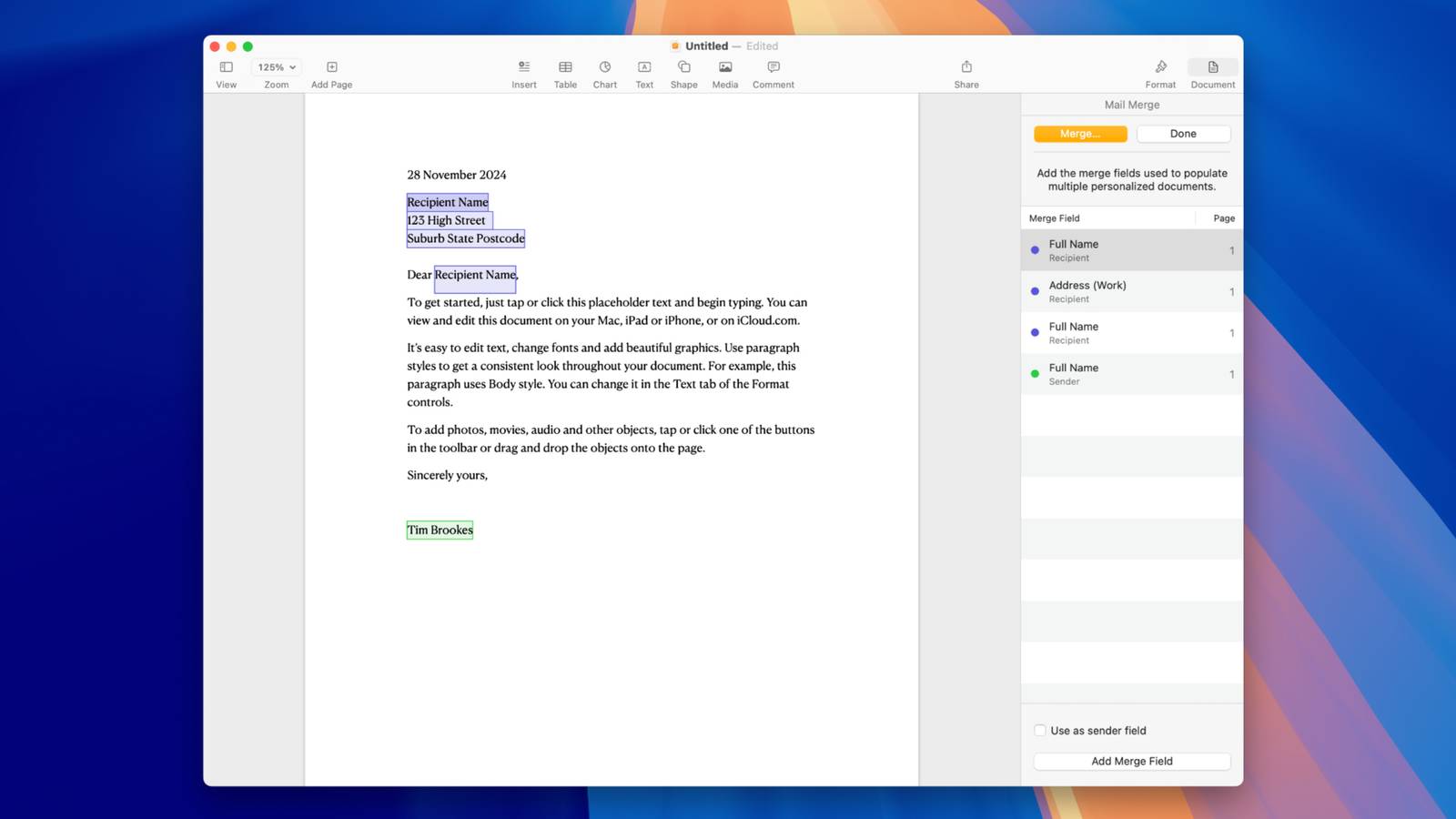 How to Create a Mail Merge in Apple Pages (for Free)
