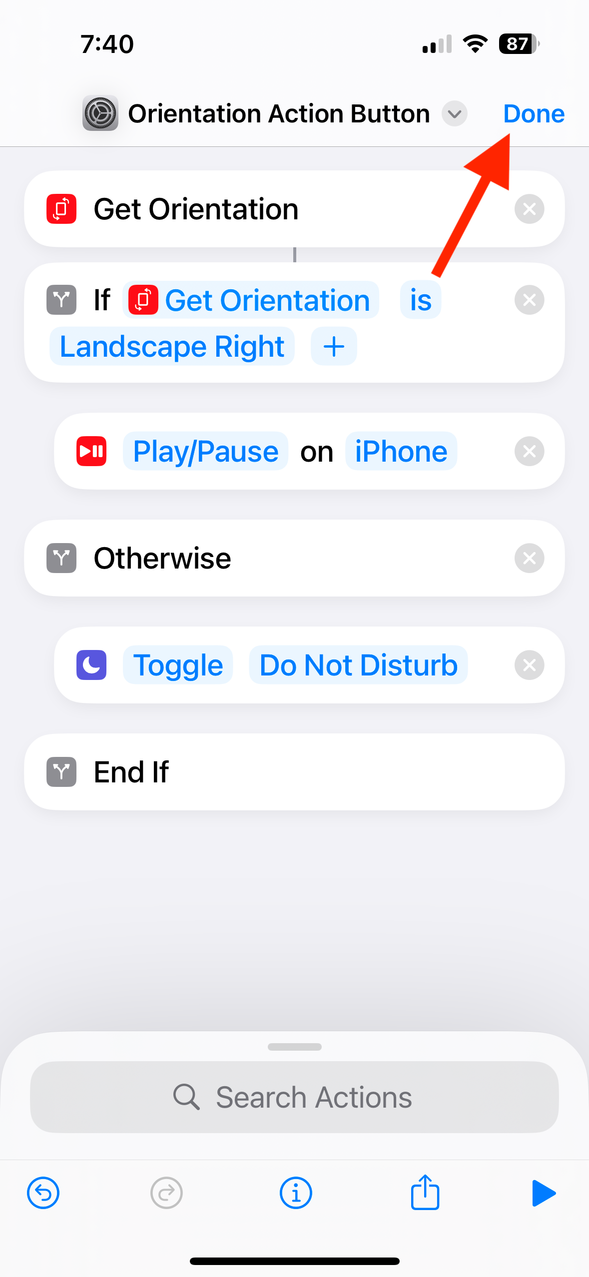 How to Change iPhone Action Button Triggers Based on iPhone Orientation