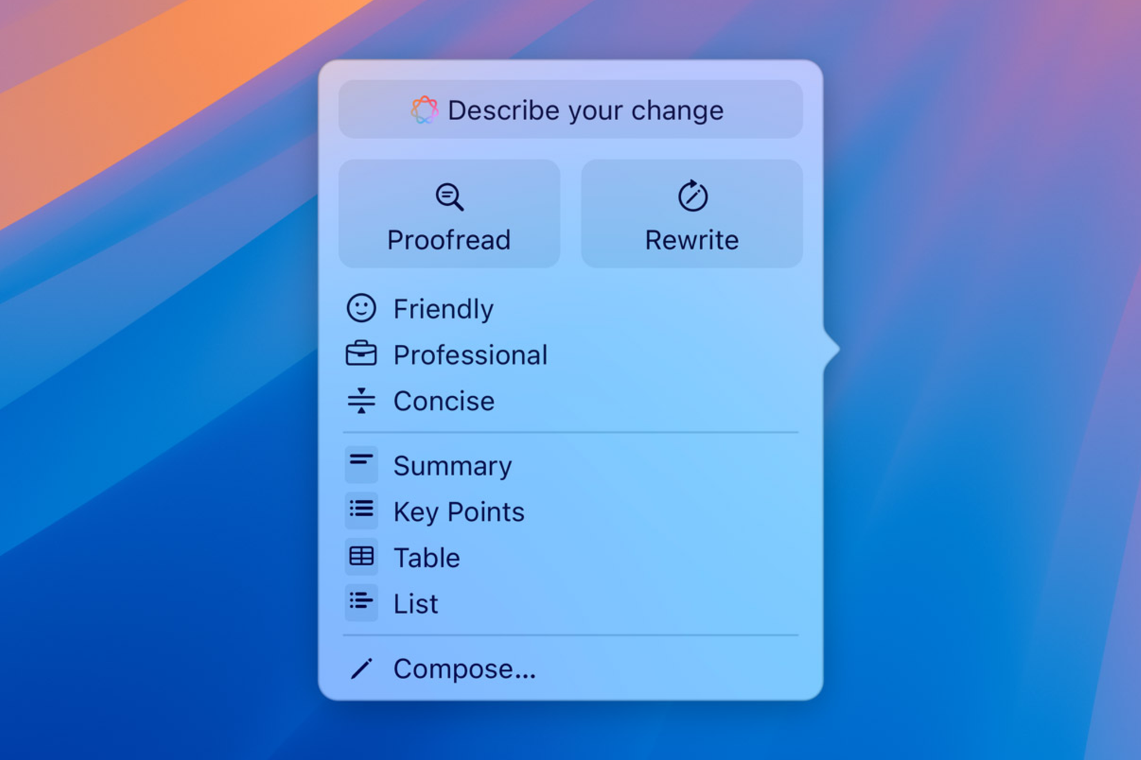 Writing Tools Ios Icon How to Use Apple Intelligence Writing Tools on iPhone, iPad and Mac