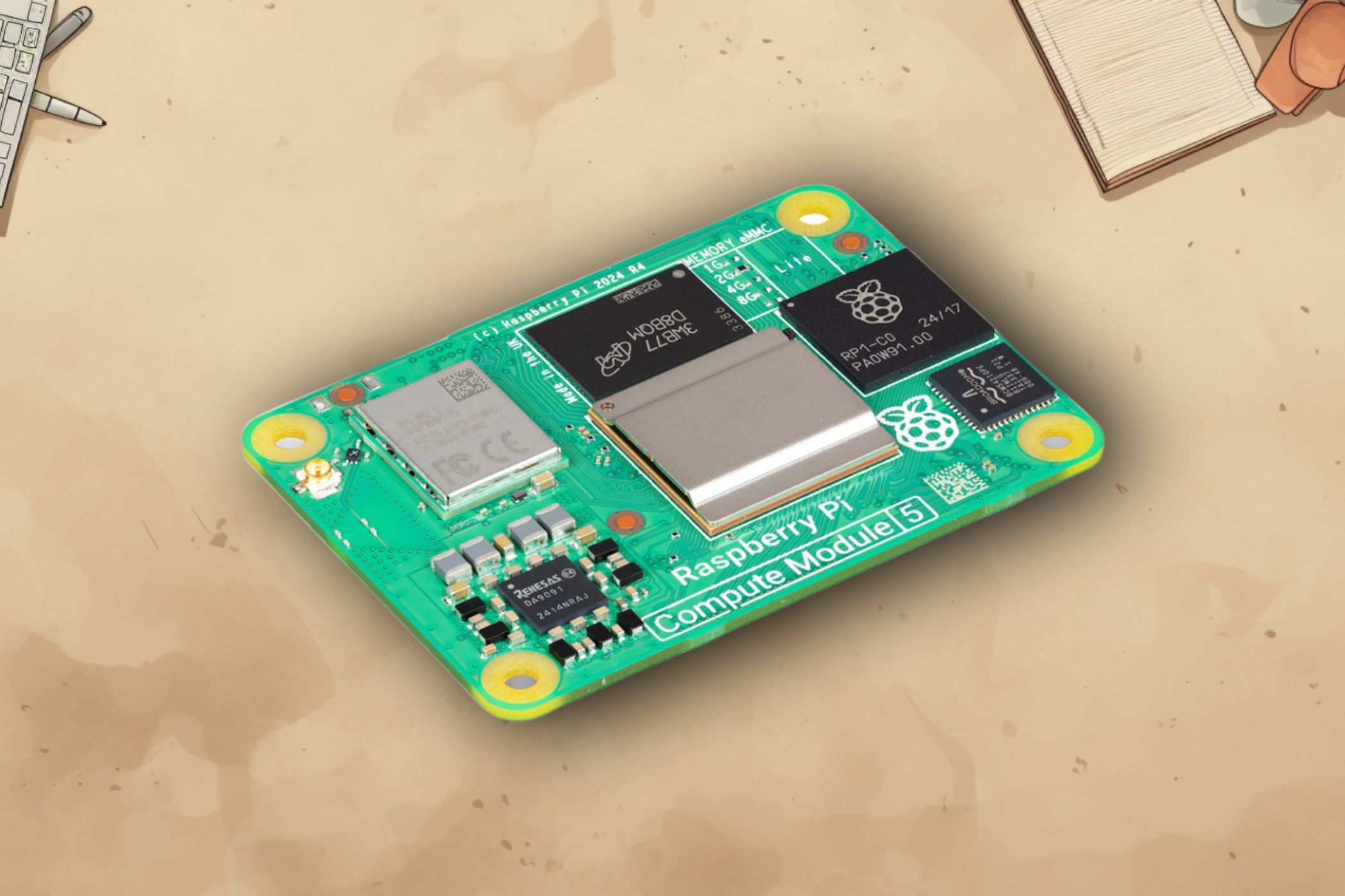 Raspberry Pi's New Official Touchscreen Is Smaller and Less Expensive