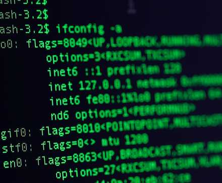 UNIX bash — зелёный текст на чёрном фоне