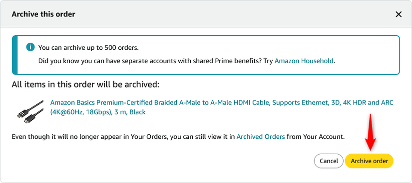 Amazon Conform Order Can You Delete an Amazon Order From Your History?