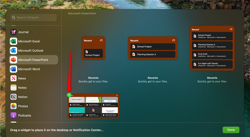Microsoft Adds Office Widgets to the Mac Desktop