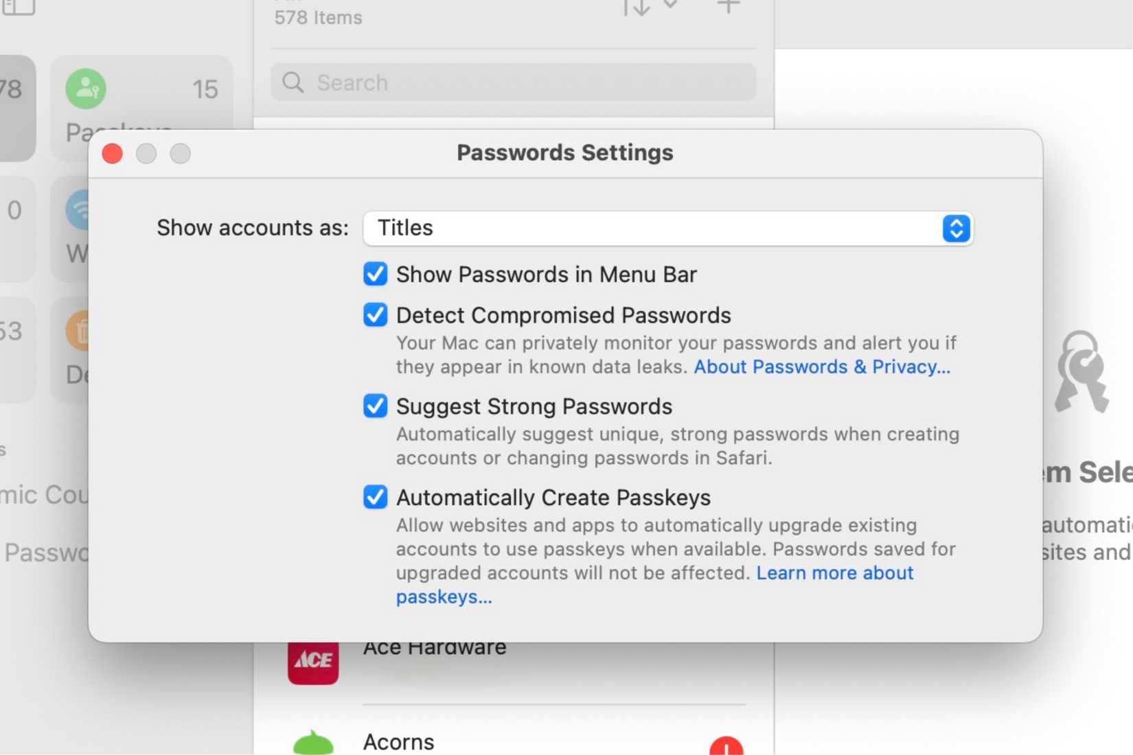 How to Pin the Passwords App to Your Mac’s Menu Bar