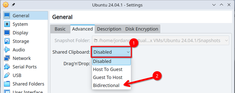 How to Copy & Paste Between a VirtualBox Host Machine & a Guest Machine