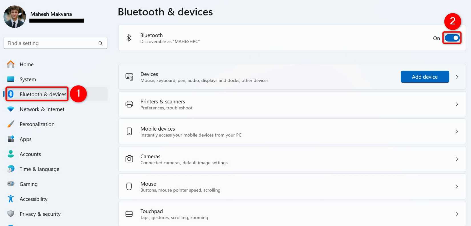 How to Share Files Over Bluetooth on Windows 11