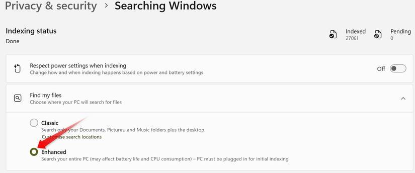 File Explorer Indexing 8 Search Filters to Help You Quickly Find Files in File Explorer
