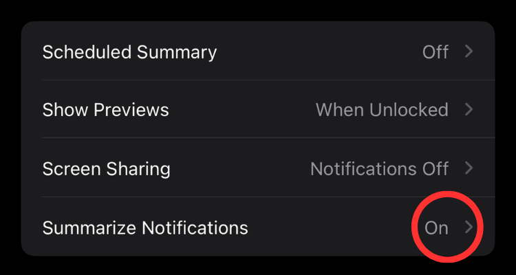 Why and How I Turned Off Apple Intelligence Notification Summaries on ...