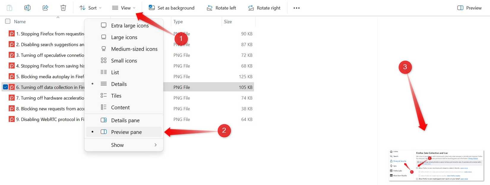 File Preview Window Layouts 8 tips to organize files efficiently on your Windows PC