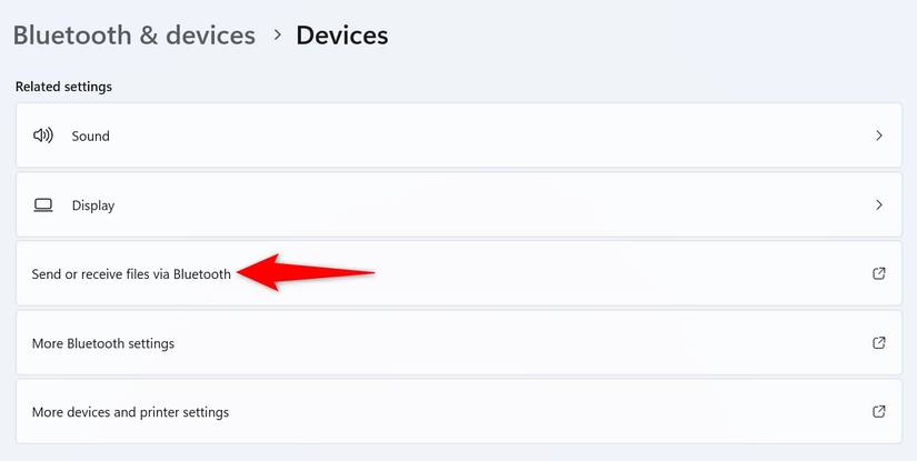 How to Share Files Over Bluetooth on Windows 11