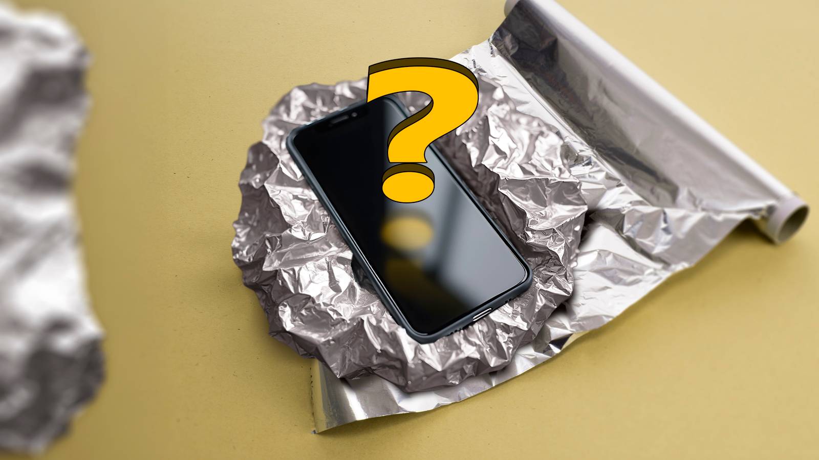Here's what wrapping your phone in aluminum foil does - How-To Geek image