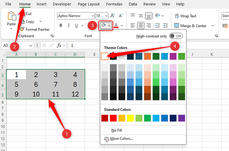 Striped Fill In Excel Should You Show or Hide Gridlines in Excel?