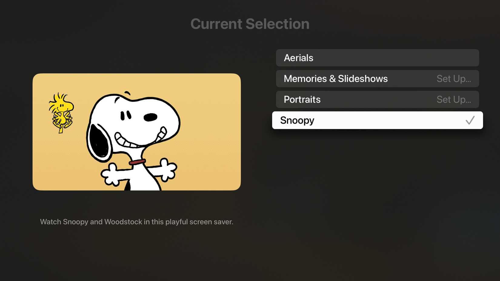 Apple Animation Programs The Apple TV’s New Update Has a Peanuts Surprise