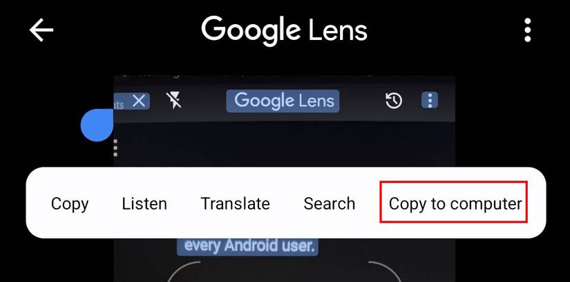 How To Copy Text to Your Computer Using Google Lens