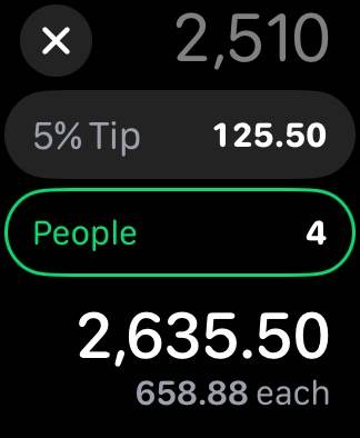 How to Easily Split Bills and Calculate Tips on Your iPhone and Apple Watch