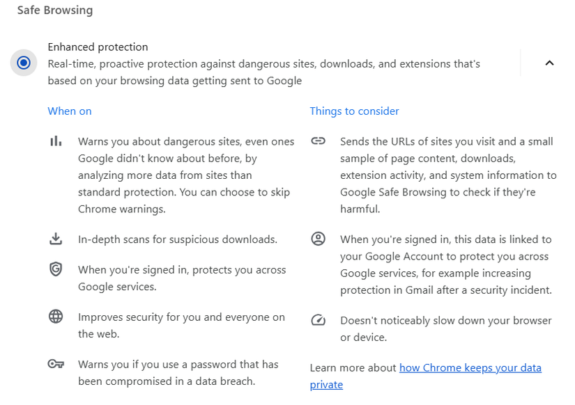 Enhanced Protection I Always Use These 5 Security Features to Browse Safely on Chrome